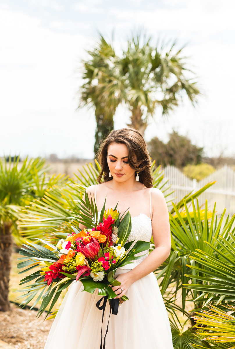 Tropical Wedding Bouquet The Dallas Oasis