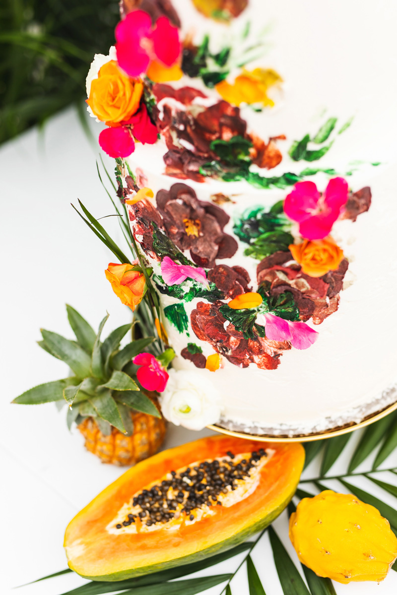 Tropical Wedding Cake The Dallas Oasis