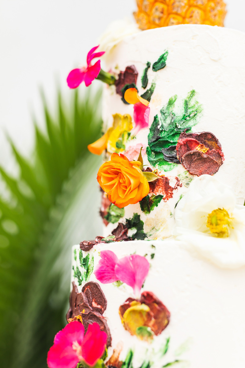 Tropical Wedding Cake The Dallas Oasis