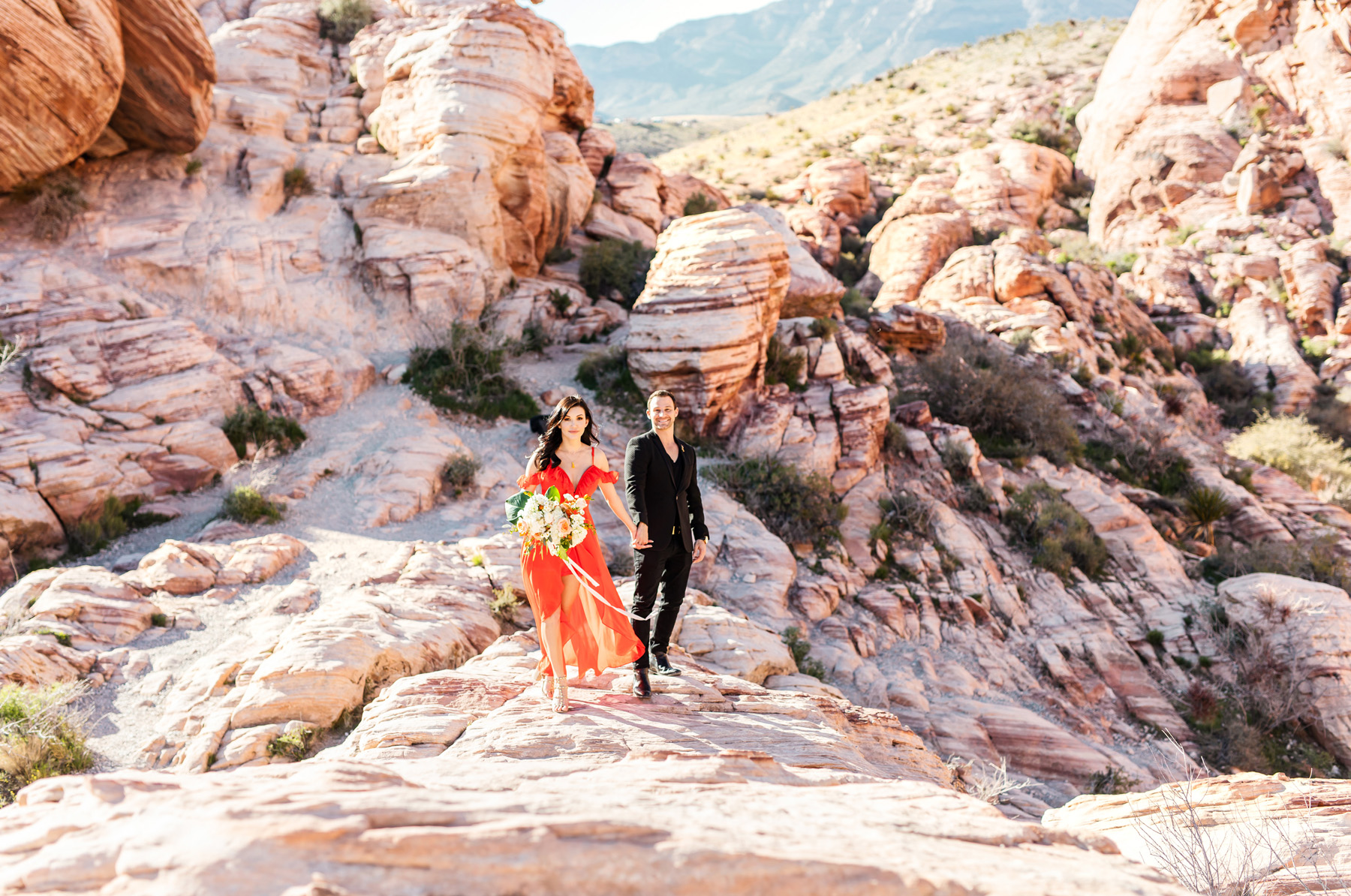 Red Rocks Las Vegas Nevada by Monika Normand Photography