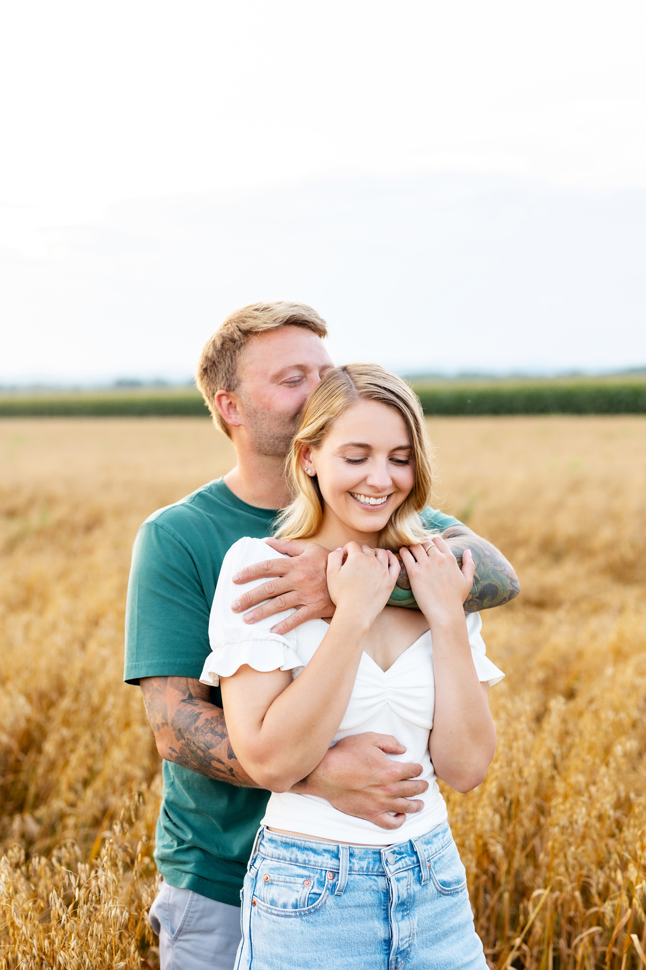 Northampton Hayfield Couples Session