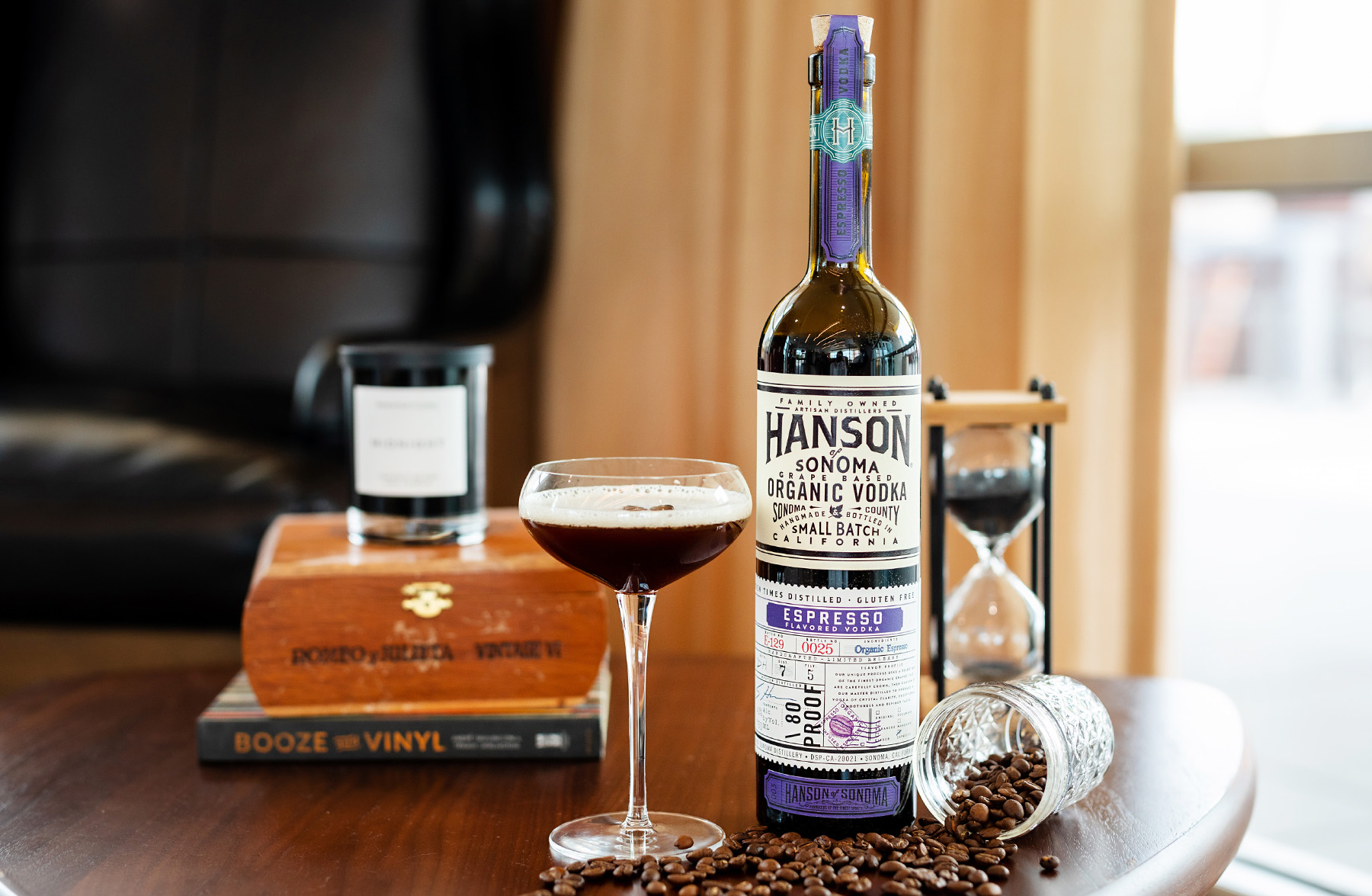 Hanson Vodka Liquor Product Photography