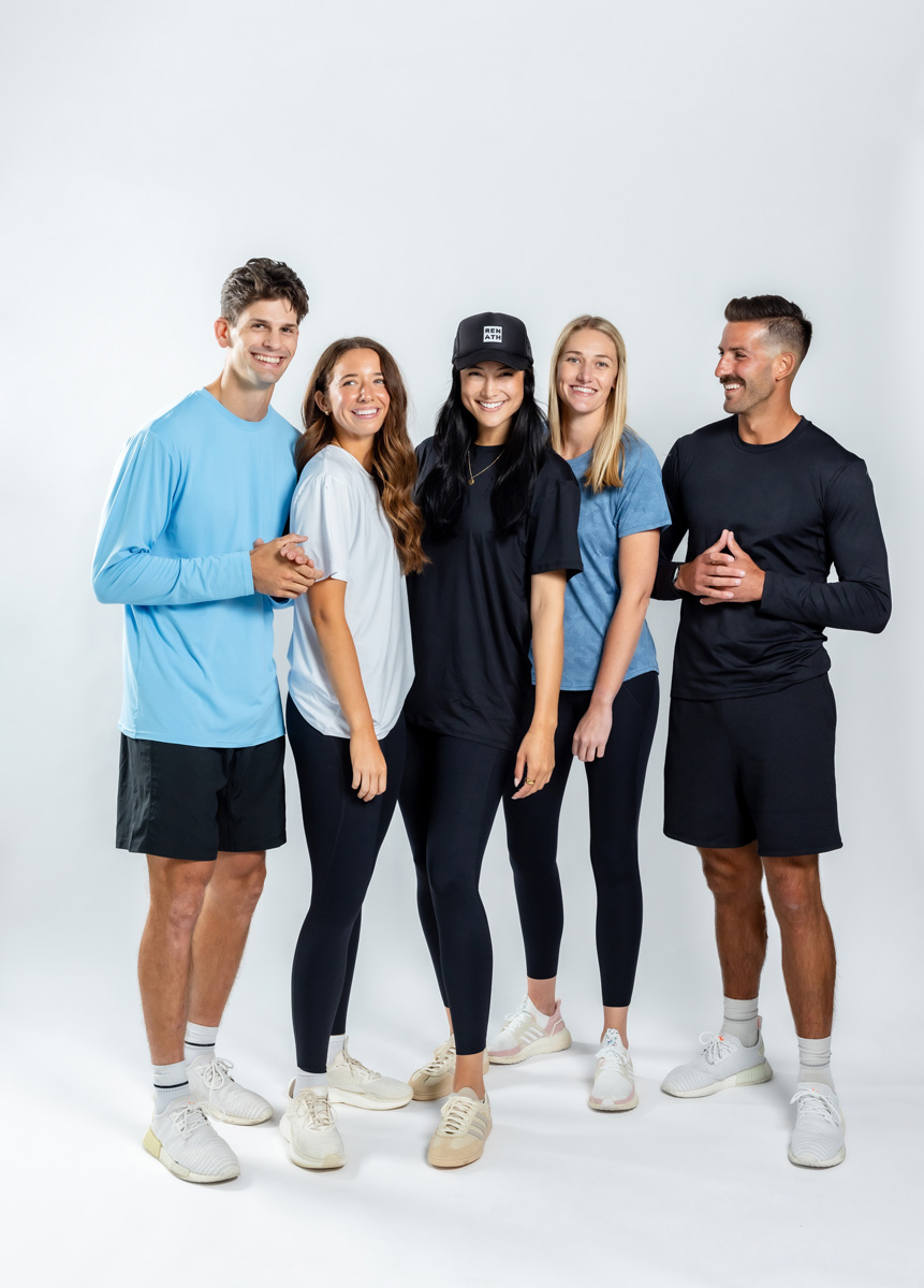 Dallas commercial photographer - activewear clothing e-commerce