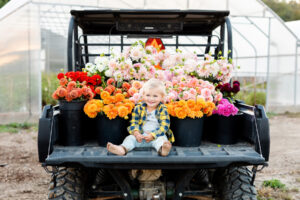 Massachusetts organic farmer and florist branding photography